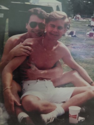 Jevic and Jeff at Atlanta Pride circa 1998