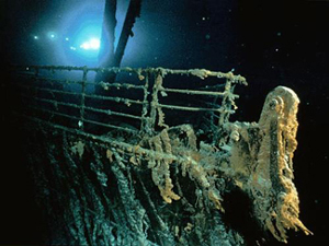 Titanic at rest