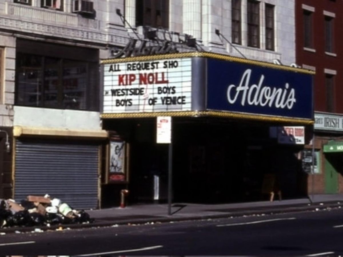 Kip Noll Adonis Theater Marquee - early 80s